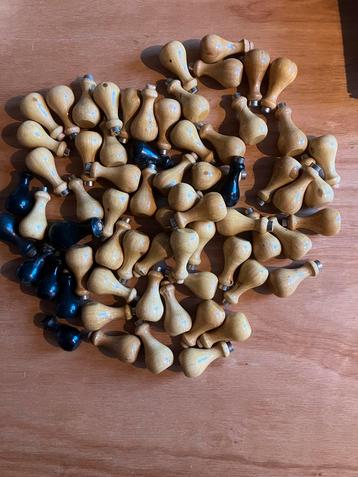 Lot vintage houten stempelhouders beschikbaar voor biedingen