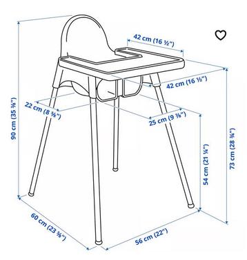 Kinderstoel ikea Antilop wit beschikbaar voor biedingen