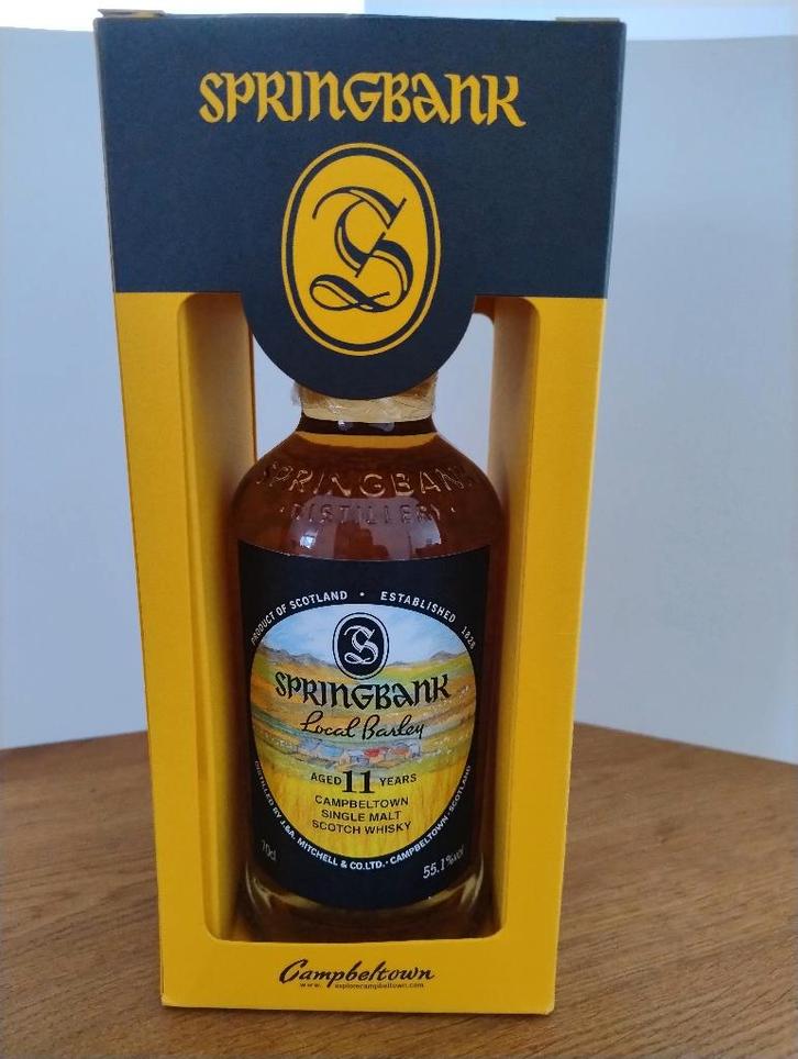Springbank 11 Local Barley 2022 Campbeltown Scotch Whisky, Collections, Vins, Neuf, Enlèvement