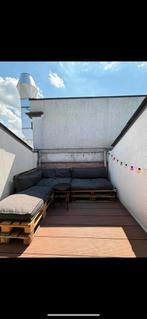 Tuinlounge, Ophalen, Zo goed als nieuw, Hout, Loungeset
