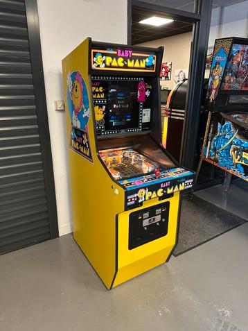 Unieke flipperkast arcade Bally Baby Pacman in topstaat beschikbaar voor biedingen