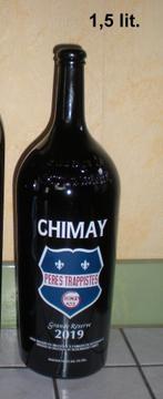 CHIMAY - lege fles van 1,5 liter   jaar 2019, Verzamelen, Ophalen of Verzenden, Gebruikt, Flesje(s)