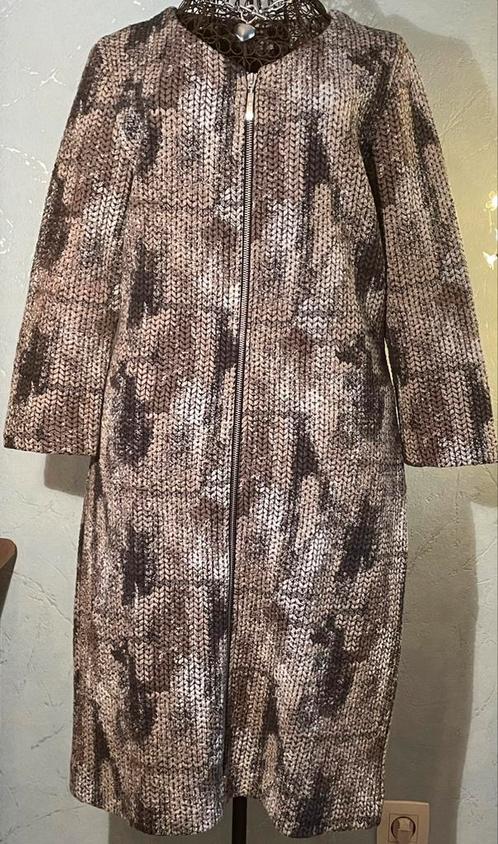 Caroline Biss 44 winter jurk / Vest NIEUW, Kleding | Dames, Jurken, Nieuw, Maat 42/44 (L), Beige, Ophalen of Verzenden