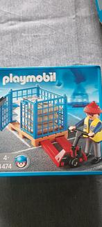 Playmobil 4474 haven arbeider met heftruck, Enlèvement, Utilisé