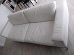 Canapé en cuir blanc, 150 à 200 cm, Banc droit, Moderne, Enlèvement