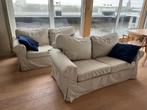 2 Sofa's - 2-zit - beige stof, Ophalen, Gebruikt, 150 tot 200 cm, Tweepersoons