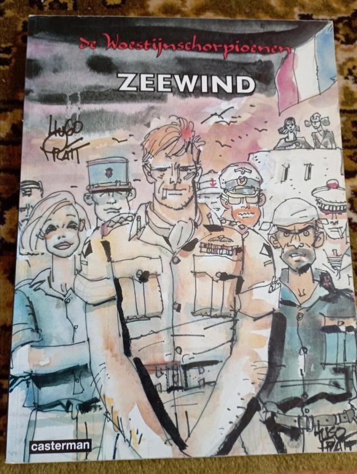 634) de woestijnschorpioenen zeewind ( Hugo Pratt), Boeken, Stripverhalen, Gelezen, Eén stripboek, Ophalen of Verzenden