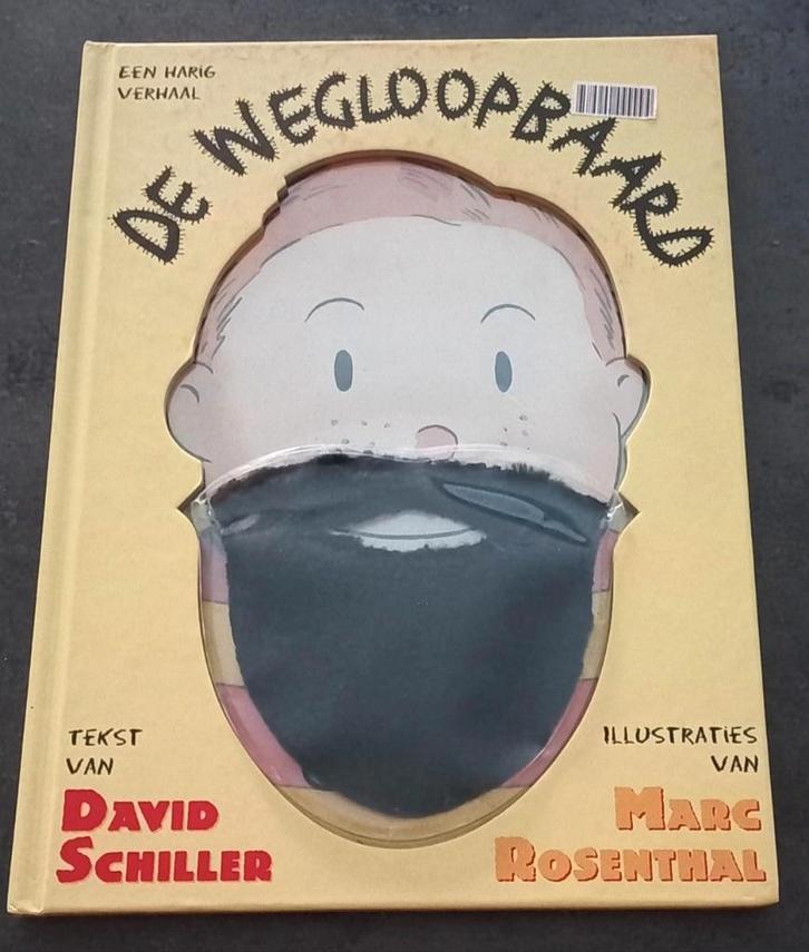 De wegloopbaard, een harig verhaal van David Schiller, Boeken, Kinderboeken | Jeugd | onder 10 jaar, Gelezen, Non-fictie, Ophalen of Verzenden