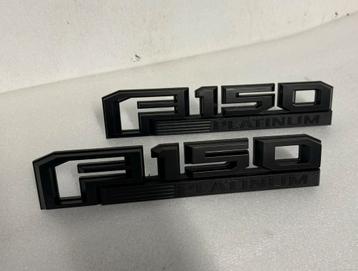 Ensemble du logo Ford F150 Platinum pour les ailes avant