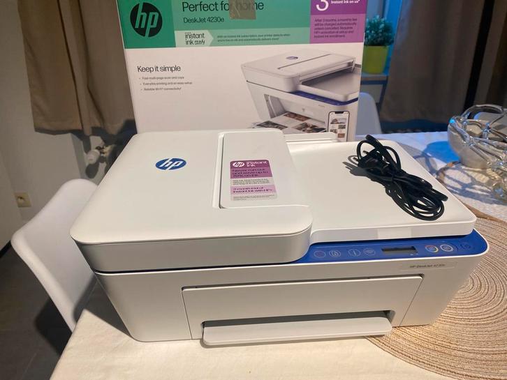 DeskJet 4230e draadloze alles-in-één kleurenprinter, instant, Computers en Software, Printers, Zo goed als nieuw, Printer, Kleur printen