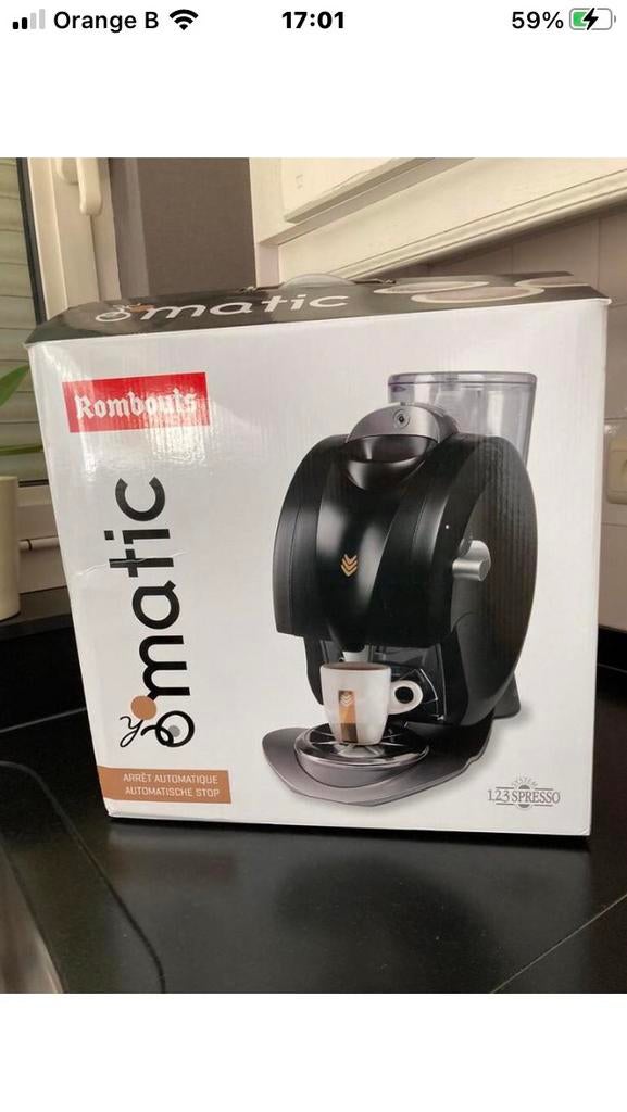 Rombouts Oh MATIC, Elektronische apparatuur, Koffiezetapparaten, Ophalen, Zo goed als nieuw