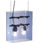 Design hanglamp Dark Bridge Two, Huis en Inrichting, Ophalen, Kunststof, Gebruikt, Design -modern