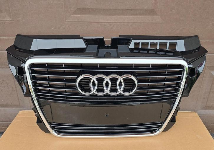 Grill Audi A3 8P Facelift Grille NIEUW bj.2008-2012 8P0, Auto-onderdelen, Carrosserie, Bumper, Voor, Nieuw, Herkomst onderdeel bekend