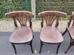 houten retro stoelen, Huis en Inrichting, Stoelen, Ophalen, Zo goed als nieuw, Hout