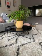 Table ronde salon noire, Maison & Meubles, Tables | Tables de salon, Enlèvement, Comme neuf