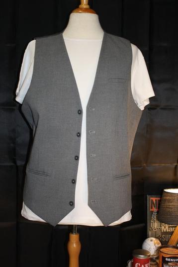 gilet/waistcoat, size: extra large, grijs, merk: Wam Denim.