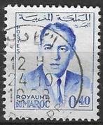 Marokko 1962-1965 - Yvert 441B - Koning Hassan - 0.40 c (ST), Postzegels en Munten, Postzegels | Afrika, Verzenden, Marokko, Gestempeld