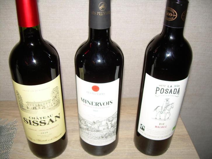 5 flessen rode wijn, Verzamelen, Wijnen, Nieuw, Rode wijn, Ophalen