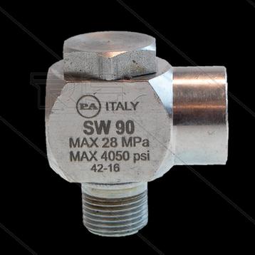 Haakse Swivel RVS-Messing 250 Bar 90 Graden beschikbaar voor biedingen