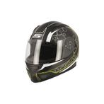 S-Line motorhelm — Integral S448 zwart+groen Graphic nieuw, Motoren, Nieuw met kaartje, M, Verzenden, Kinderen