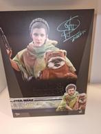 HOT DEALS Hot Toys Princess Leia & Wicket Star Wars Signed, Ophalen of Verzenden, Zo goed als nieuw, Actiefiguurtje