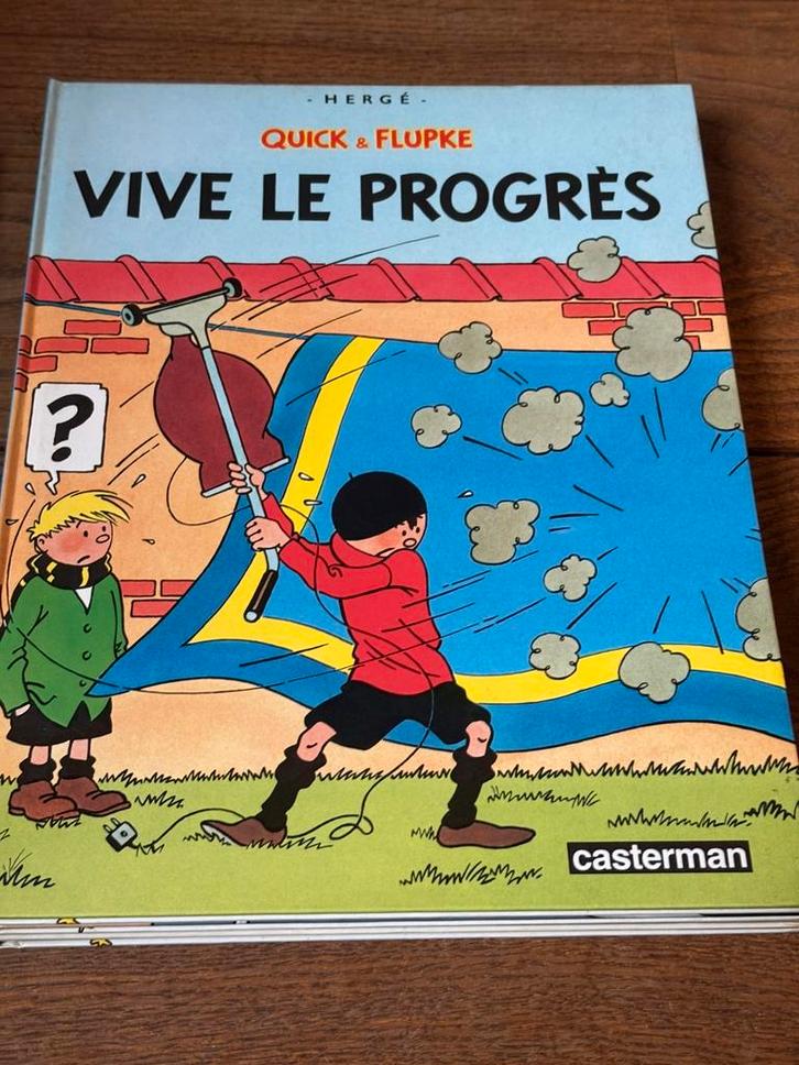 Lot de 8 albums Quick & Flupke – Années 1980 (Hergé), Boeken, Stripverhalen, Zo goed als nieuw, Ophalen of Verzenden