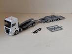 Camion de transport Herpa Man TGA Low avec accessoires, Enlèvement ou Envoi, Comme neuf, Herpa