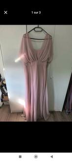 Robe de cérémonie, Kleding | Dames, Gelegenheidskleding, Ophalen, Zo goed als nieuw, Maat 42/44 (L), Roze