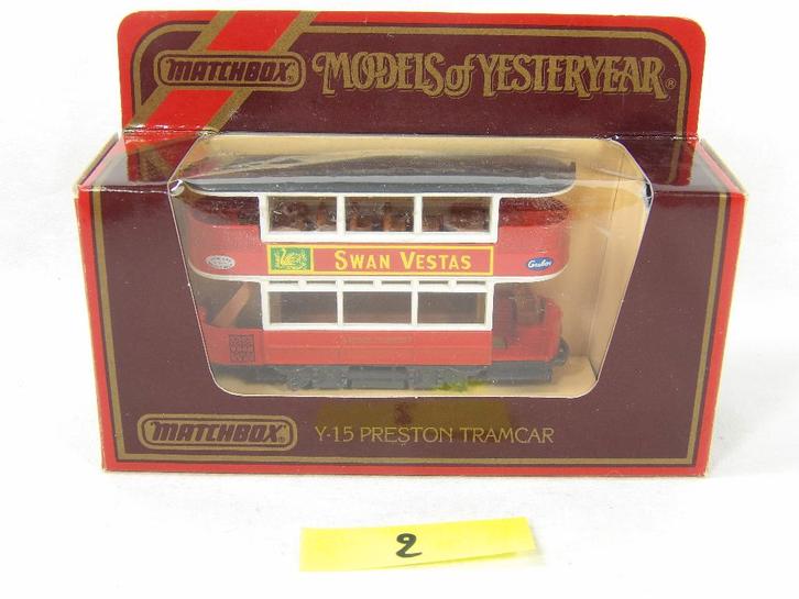 KA04C - Models of Yesteryear - Y15 Preston Tram Vestas (2), Hobby en Vrije tijd, Modelauto's | 1:43, Ophalen of Verzenden