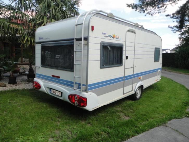 Hobby 460 De Luxe bj.2002, Caravans en Kamperen, Caravans, Particulier, tot en met 4, Rondzit, Hobby, Vast bed, 4 tot 5 meter