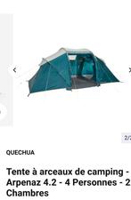 Tente de camping arpenaz 4.2 utilisé une fois, Caravans en Kamperen, Tenten, Ophalen, Zo goed als nieuw, Tot en met 4