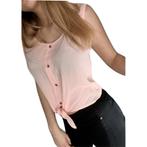 Merk: Charlotte Russe roze shirt, Maat 38/40 (M), Nieuw, Ophalen of Verzenden, Roze