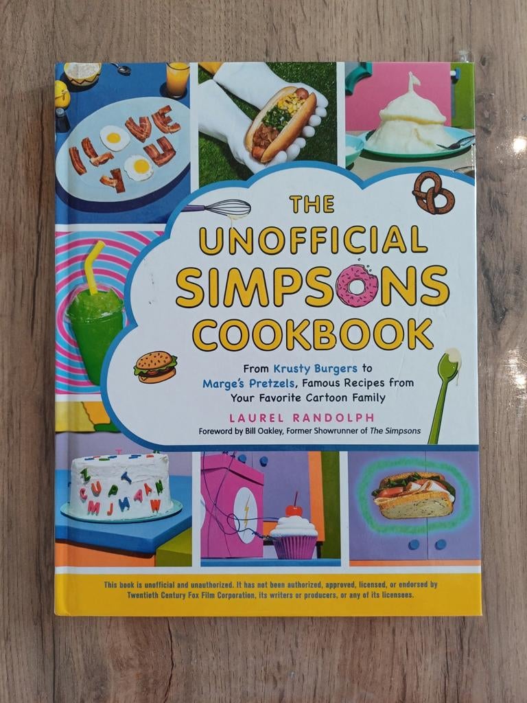 The Unofficial Simpsons Cookbook, Livres, Livres de cuisine, Neuf, Autres types, Laurel Randolph, Enlèvement