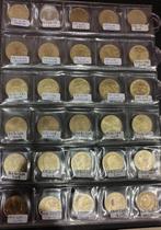 30 pièces  50 cents grece irl italie lux malte, Timbres & Monnaies, Enlèvement ou Envoi, France