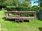 Stoffen tafel eik,  schuurvondst, Ophalen, Gebruikt, Eikenhout, 200 cm of meer