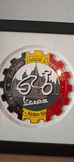 Grote plaquette Vespa days Belgian, Ophalen