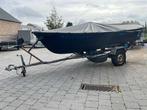 Complete vissersboot met Honda buitenboordmotor + trailer (v, Watersport en Boten, Gebruikt