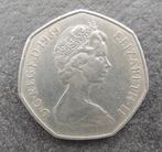 1969 50 nouveaux pence Elizabeth II, Verzenden, Overige landen, Losse munt