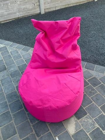 Zitzak te koop, Enlèvement, Comme neuf, Rose, Pouf