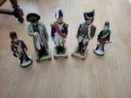 Vijf porseleinen  beeldjes van Napoleon figuren, Ophalen of Verzenden, Landmacht, Miniatuur of Beeldje