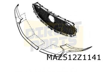 Mazda 3 (3/19-) Sierlijst grille Links + Rechts Origineel! B beschikbaar voor biedingen