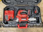 Milwaukee 18V Li-Ion accu vetspuit set, Ophalen of Verzenden, Zo goed als nieuw