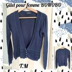 Gilet ML pour femme-bleu marine-Bonobo-T.M, Maat 38/40 (M), Blauw, Ophalen of Verzenden, Bonobo