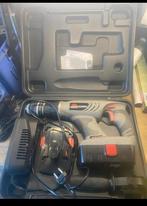 ☑️’POWERPLUS klopboormachine-/2Batterijen-/Oplader-/Koffer☑️, Ophalen, Zo goed als nieuw