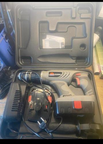 ☑️’POWERPLUS klopboormachine-/2Batterijen-/Oplader-/Koffer☑️ beschikbaar voor biedingen
