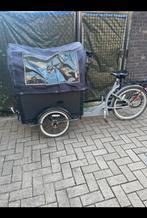 Bakfiets cargoo, Fietsen en Brommers, Ophalen, Zo goed als nieuw, 4 kinderen of meer, Huif