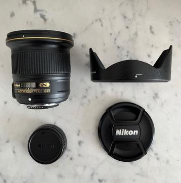 1:1,8 G 20 MM AF-S NIKKOR-objectief beschikbaar voor biedingen