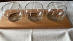 3 sphères en verre décoratives, Ophalen, Nieuw, Hout