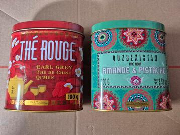 Lot de 2 boîtes à thé Terre d’Oc, Enlèvement ou Envoi, Utilisé, Thé