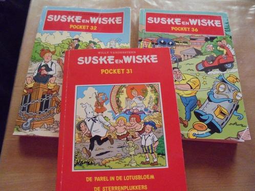 Suske en Wiske Pocket 31,32 en 36, Boeken, Stripverhalen, Zo goed als nieuw, Meerdere stripboeken, Ophalen of Verzenden